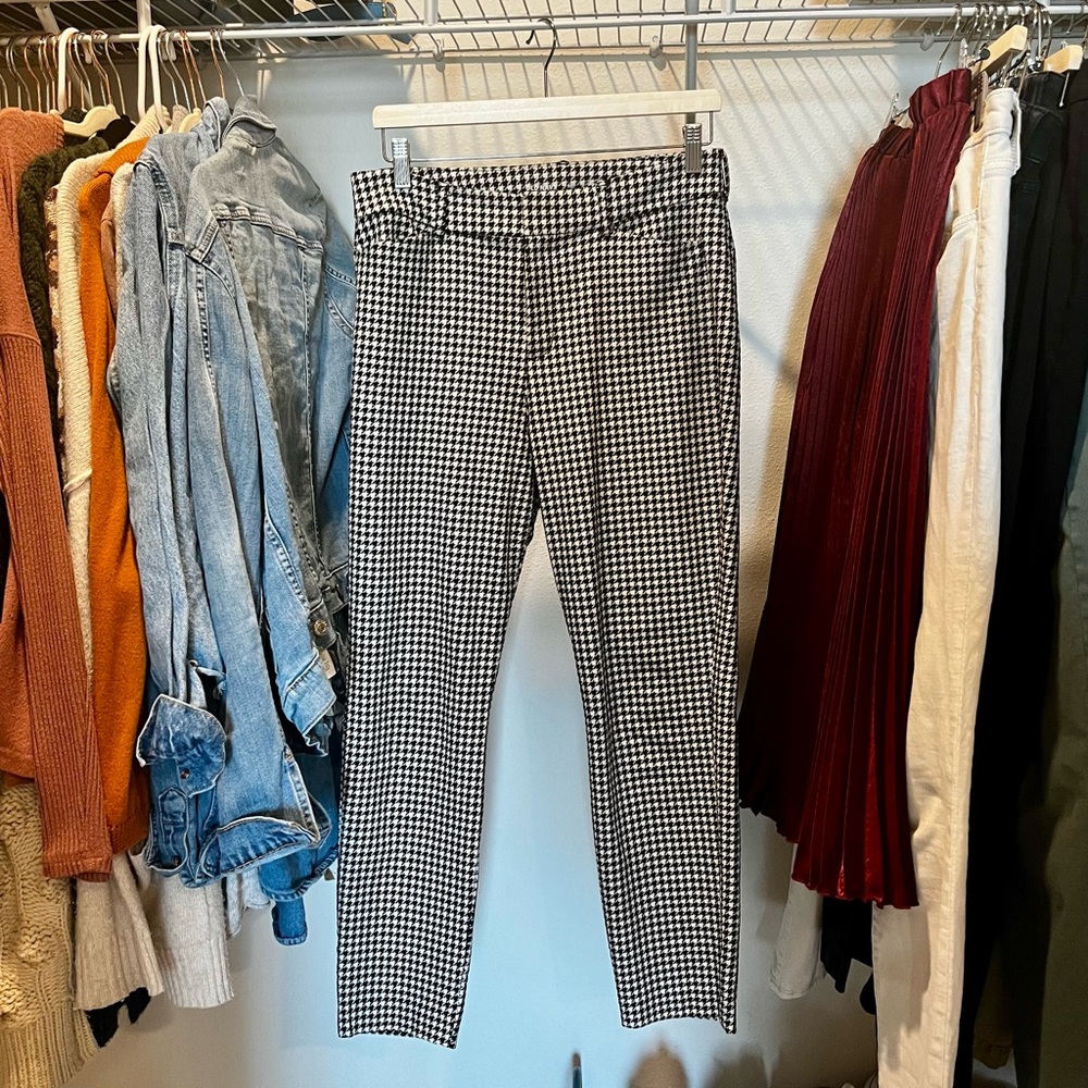 Old Navy High-Waisted Printed Pixie Ankle Pants